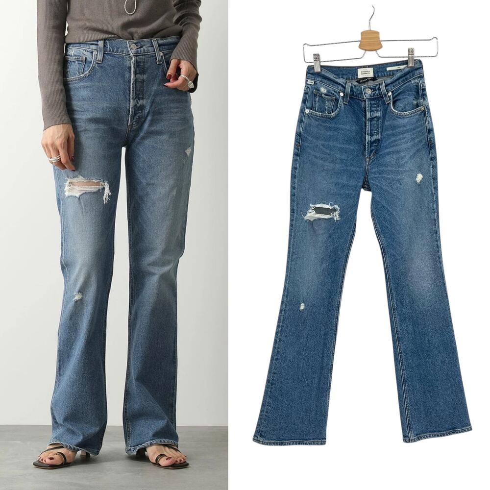 Citizens of Humanity Libby Jeans High Rise Vintage Bootcut Denim Blue Size 23